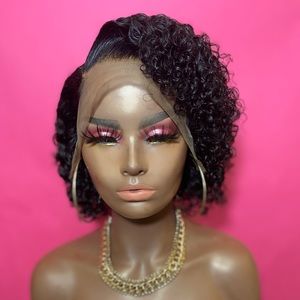 10 in 13*6 Lace Frontal Wig Deep Curly